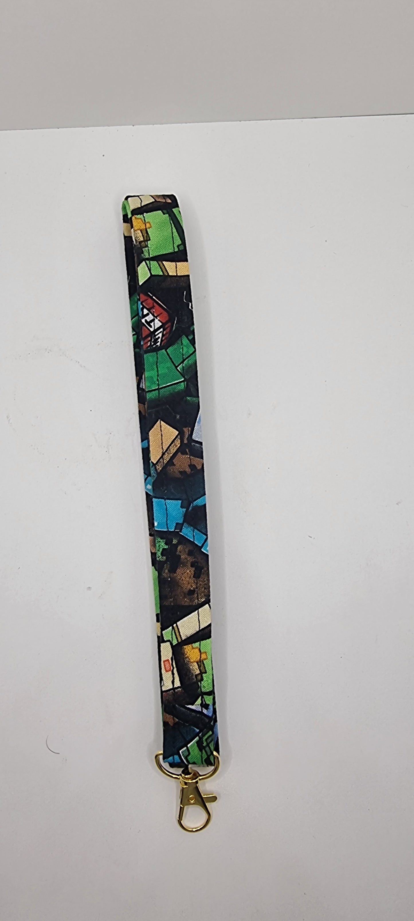 Kids Minecraft Lanyard | Gamer ID Holder, Keychain Strap for Boys & Girls | School Badge & Key Holder Gift