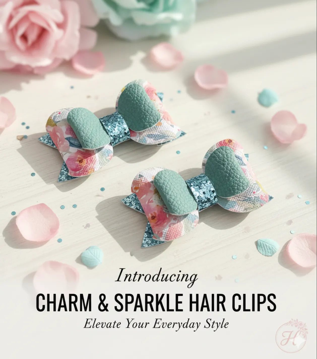 Charm &Sparkle hair clips