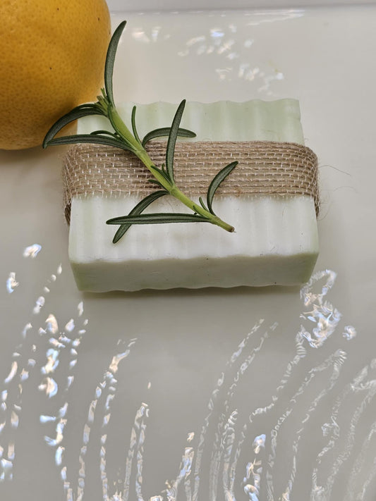 Coconut Lemongrass Goat Milk Soap: Handmade Artisan Soap Bar