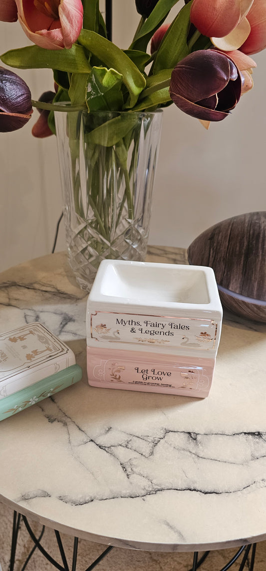 Storybook Stack Book Wax Melter | Book Lover Gift & Reading Nook Décor