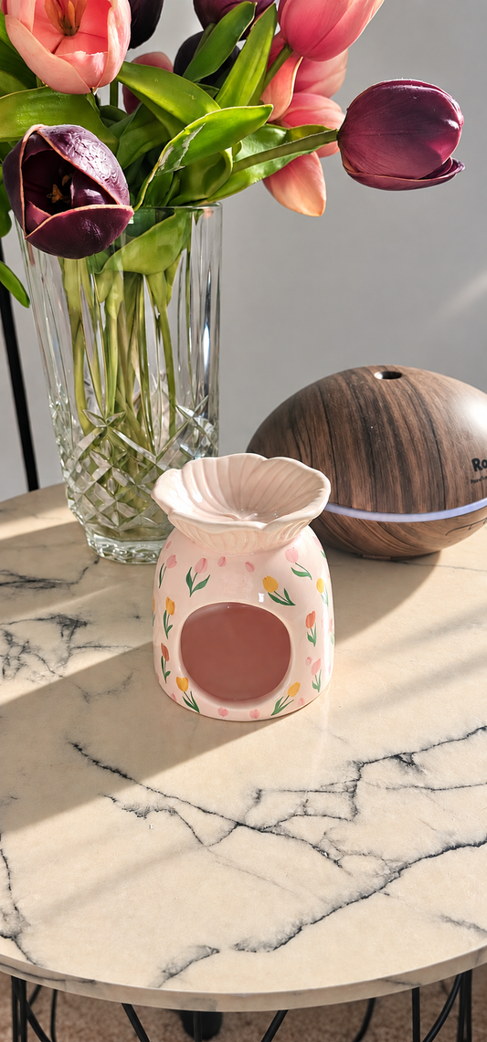 Tulips on the Windowsill | Ceramic Wax Melt Burner