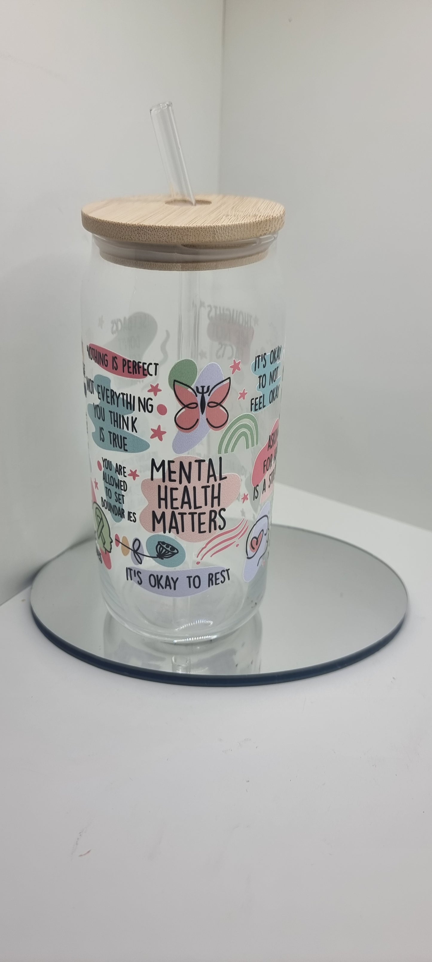 Mental Health Tumblers Mindful Hydration For Wellness Fans