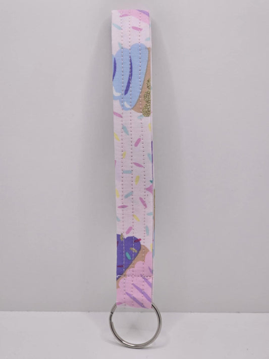 Sugar Rush Key Fob Wristlet Donut Ice Cream Lovers Charm