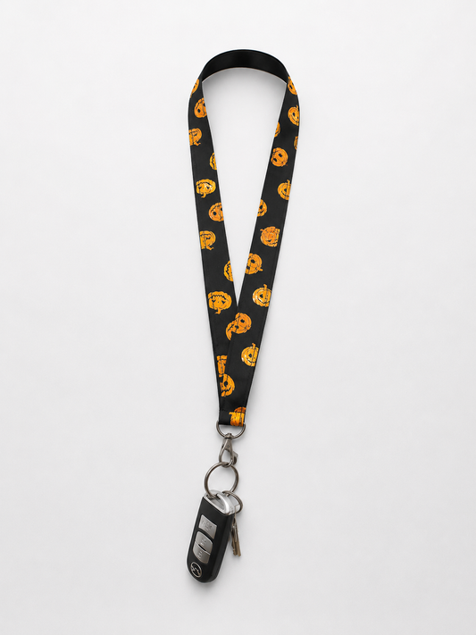Pumpkin Patch Halloween Lanyard
