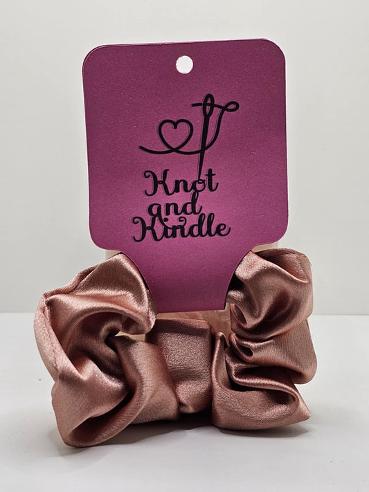 Sunset Shimmer Satin Scrunchie For Women Brunch Ready