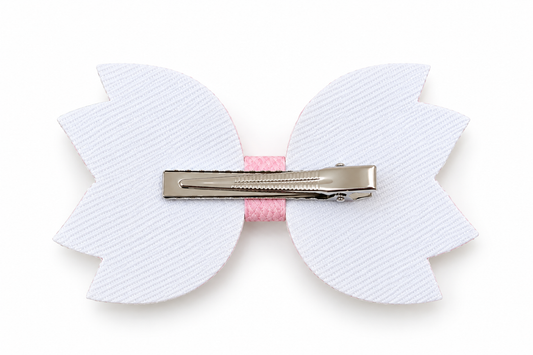 Roses on Sunday Floral Hair Bow Clip | 12 cm Oversized Bow for Girls