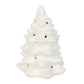 White ceramic Christmas tree wax melt burner and Christmas decoration